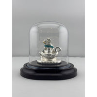 Load image into Gallery viewer, 999 Pure Silver Kubera Idol 12gm – Divine Wealth God Murti for Home Mandir &amp; Gifting

