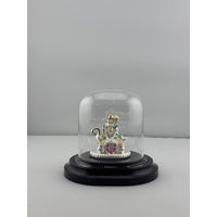 Load image into Gallery viewer, 999 Pure Silver Kubera Idol 12gm – Divine Wealth God Murti for Home Mandir &amp; Gifting
