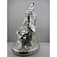 Load image into Gallery viewer, 999 Pure Silver Lord Ganesha Idol with Turban Design – Ganpati Murti
