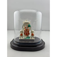 Load image into Gallery viewer, 999 Pure Silver Lord Hanuman Idol Design 2 37gm – Divine Bajrangbali Murti for Temple &amp; Pooja
