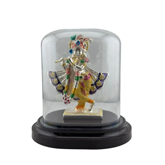 999 Pure Silver Lord Krishna Idol 42gm in Protective
