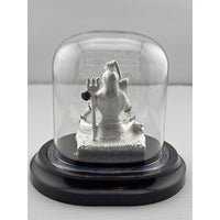 Load image into Gallery viewer, 999 Pure Silver Lord Shiva Idol 20gm in Protective Acrylic
