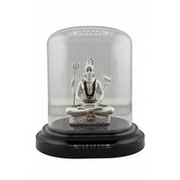 Load image into Gallery viewer, 999 Pure Silver Lord Shiva Idol 35G in Protective Acrylic
