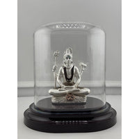 Load image into Gallery viewer, 999 Pure Silver Lord Shiva Idol 35G in Protective Acrylic
