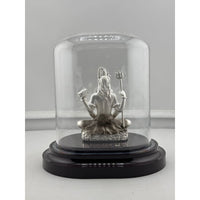 Load image into Gallery viewer, 999 Pure Silver Lord Shiva Idol 35G in Protective Acrylic
