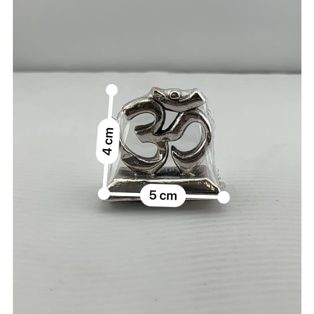 999 Pure Silver Om Symbol 10gm – Auspicious Spiritual Décor