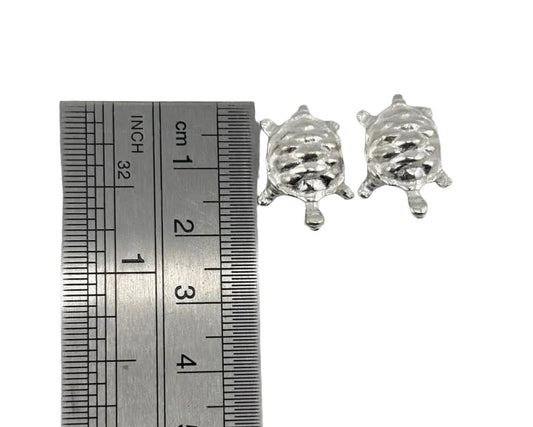 Silver Pair of Turtle Figurine 8gm - Auspicious