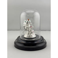 Load image into Gallery viewer, 999 Pure Silver Pancha Mukhi Hanuman Idol 20gm – Five – Faced Murti for Temple &amp; Pooja
