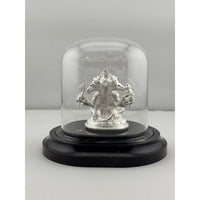 Load image into Gallery viewer, 999 Pure Silver Pancha Mukhi Hanuman Idol 20gm – Five – Faced Murti for Temple &amp; Pooja
