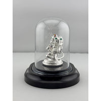 Load image into Gallery viewer, 999 Pure Silver Pancha Mukhi Hanuman Idol 20gm – Five – Faced Murti for Temple &amp; Pooja
