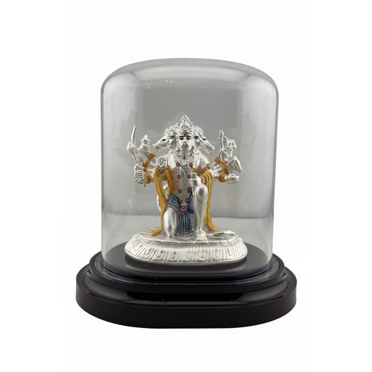 999 Pure Silver Pancha Mukhi Hanuman Idol in Protective