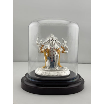999 Pure Silver Pancha Mukhi Hanuman Idol in Protective