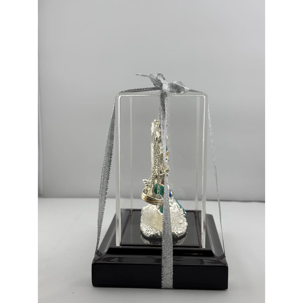 999 Pure Silver Radha Krishna on Swing Idol 56gm