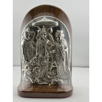 Load image into Gallery viewer, 999 Pure Silver Ram Family Idol 111gm – Divine Family Murti for Pooja &amp; Prosperity
