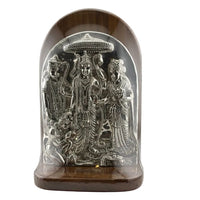 Load image into Gallery viewer, 999 Pure Silver Ram Family Idol 111gm – Divine Family Murti
