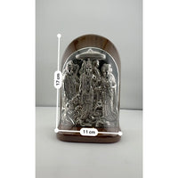 Load image into Gallery viewer, 999 Pure Silver Ram Family Idol 111gm – Divine Family Murti for Pooja &amp; Prosperity
