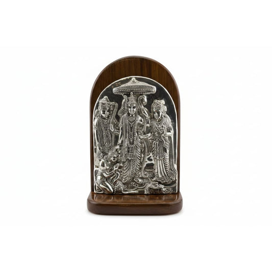 999 Pure Silver Ram Family Idol 111gm – Divine Murti