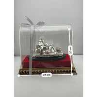 Load image into Gallery viewer, 999 Pure Silver Reclining Lord Ganesha Idol 60g – Ganpati Murti
