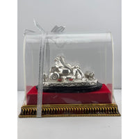 Load image into Gallery viewer, 999 Pure Silver Reclining Lord Ganesha Idol 60g – Ganpati Murti

