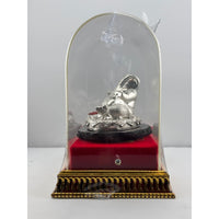 Load image into Gallery viewer, 999 Pure Silver Reclining Lord Ganesha Idol 60g – Ganpati Murti
