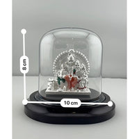 Load image into Gallery viewer, 999 Pure Silver Shiva Family Idol 22gm – Spiritual Shiv Parivar Murti for Temple Décor
