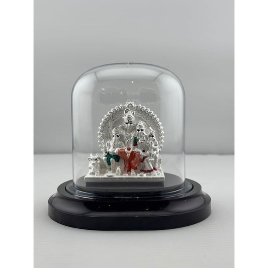 999 Pure Silver Shiva Family Idol 22gm in Protective