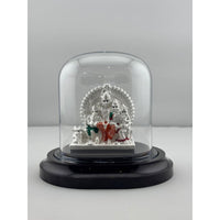 Load image into Gallery viewer, 999 Pure Silver Shiva Family Idol 22gm – Spiritual Shiv Parivar Murti for Temple Décor

