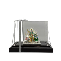 Load image into Gallery viewer, 999 Pure Silver Shiva Parivar Idol 80gm – Divine Family Murti for Pooja &amp; Prosperity
