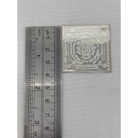 Load image into Gallery viewer, 999 Pure Silver Shri Kuber Yantra Plate – Sacred Geometry
