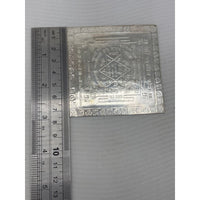 Load image into Gallery viewer, 999 Pure Silver Shri Kuber Yantra Plate – Sacred Geometry
