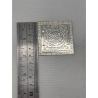 Load image into Gallery viewer, 999 Pure Silver Shri Kuber Yantra Plate – Sacred Geometry
