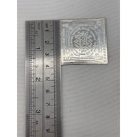 Load image into Gallery viewer, 999 Pure Silver Shri Kuber Yantra Plate – Sacred Geometry
