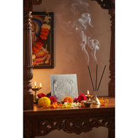 Load image into Gallery viewer, 999 Pure Silver Shri Yantra Plate – Sacred Geometry
