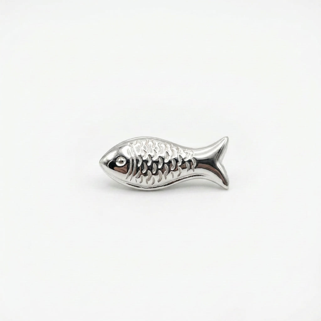 Silver Small Fish Idol – Auspicious Matsya Charm for Pooja