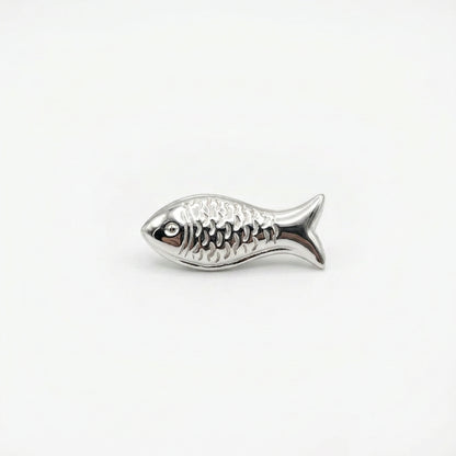Silver Small Fish Idol – Auspicious Matsya Charm for Pooja
