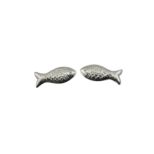 Silver Small Fish Idol Set of 2 – Auspicious Matsya Charm