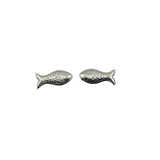 Silver Small Fish Idol Set of 2 – Auspicious Matsya Charm