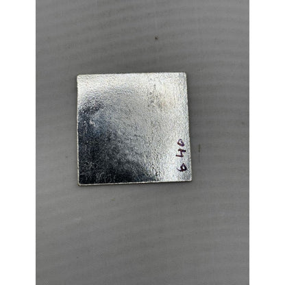 Silver Square Pooja Plate (Chowki) 6.4gm - Plain Ritual