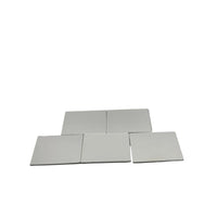 Load image into Gallery viewer, 999 Pure Silver Square Pooja Plates Set of 5 Handcrafted

