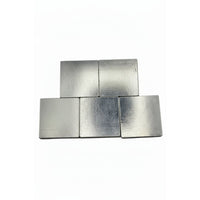 Load image into Gallery viewer, 999 Pure Silver Square Pooja Plates Set of 5 Handcrafted
