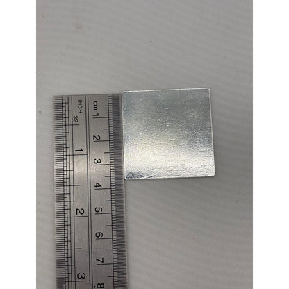 Silver Square Pooja Plates Set of 5 Handcrafted 52gm –