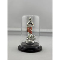 Load image into Gallery viewer, Swaminarayan silver idol back view
