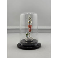 Load image into Gallery viewer, Swaminarayan silver idol right side view
