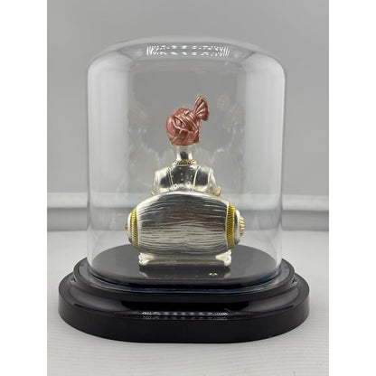 999 Pure Silver Swaminarayan Idol in Protective Acrylic