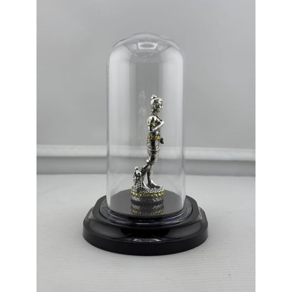 999 Pure Silver Swaminarayan Idol in Protective Acrylic