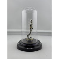 Load image into Gallery viewer, Swaminarayan silver idol display approximately 10 by 13 centimetres
