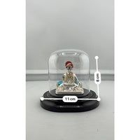 Load image into Gallery viewer, Swaminarayan silver idol dimensions 11 by 8 centimetres

