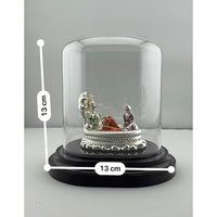 Load image into Gallery viewer, 999 Pure Silver Vishnu &amp; Lakshmi Idol 12gm – Divine Couple Murti for Temple &amp; Gifting
