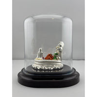 Load image into Gallery viewer, 999 Pure Silver Vishnu &amp; Lakshmi Idol 12gm – Divine Couple Murti for Temple &amp; Gifting
