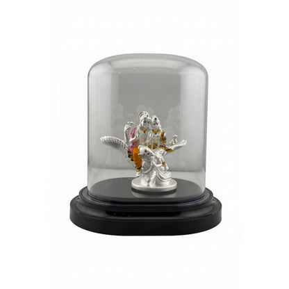 999 Pure Silver Vishnu & Lakshmi on Garuda Idol